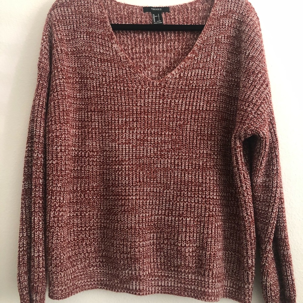 Forever21 v-neck sweater size Large